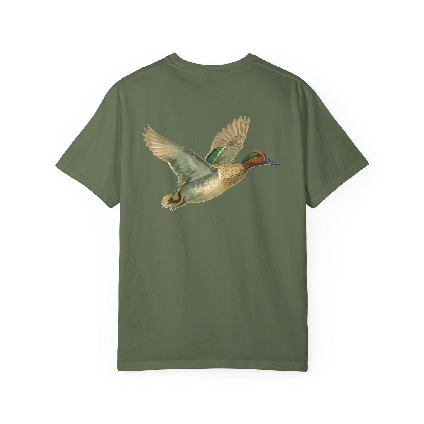 Watercolor Green Winged Teal Tee