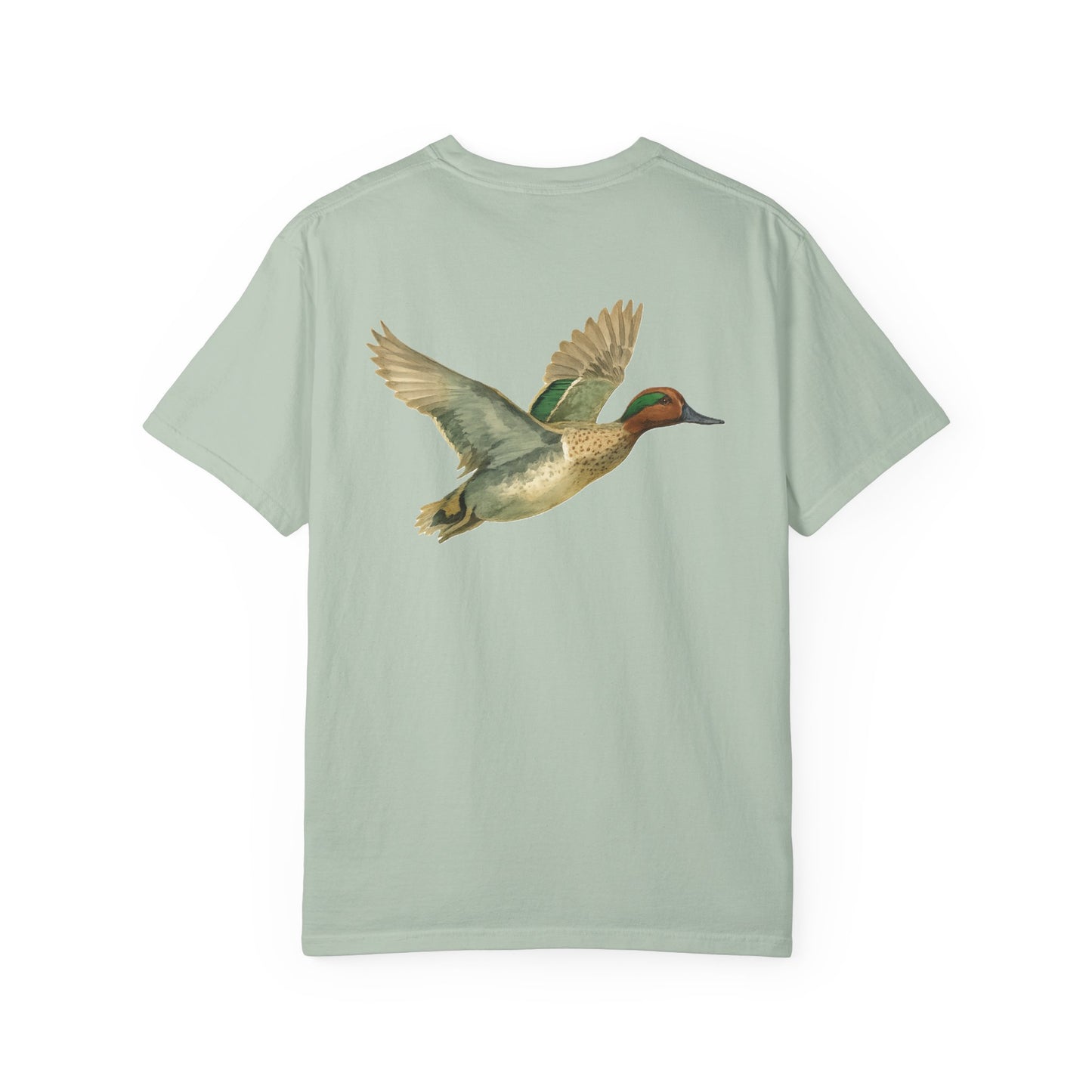 Watercolor Green Winged Teal Tee