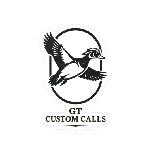 4" Wood Duck Oval Sticker