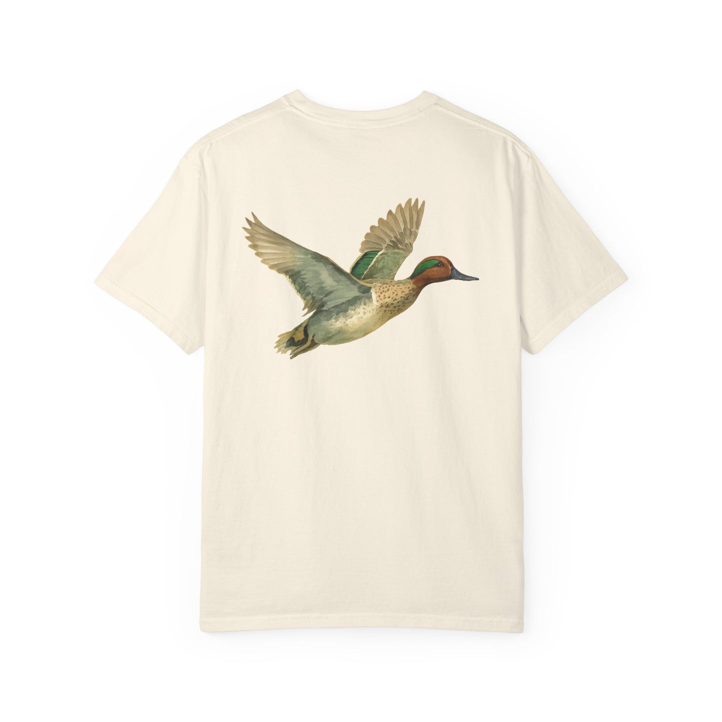 Watercolor Green Winged Teal Tee