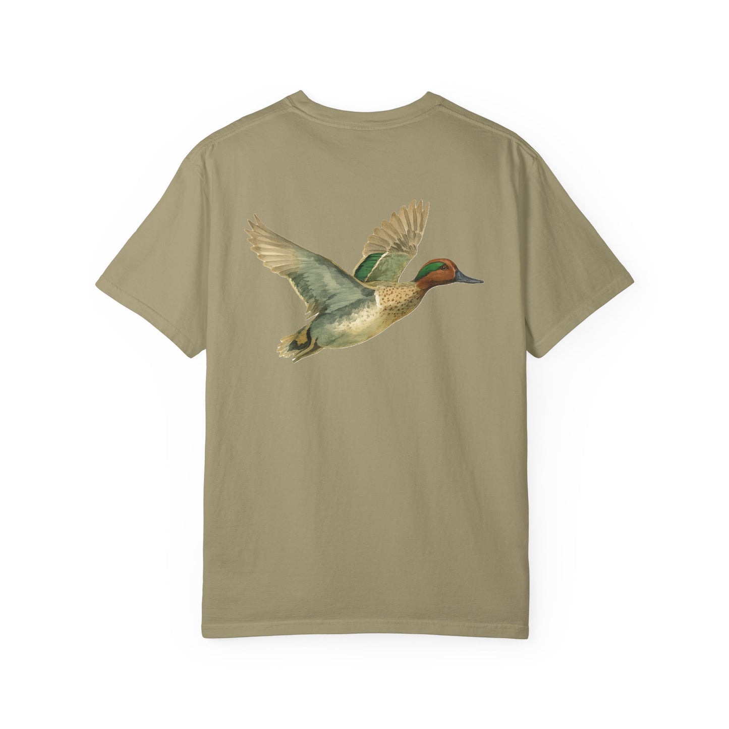 Watercolor Green Winged Teal Tee