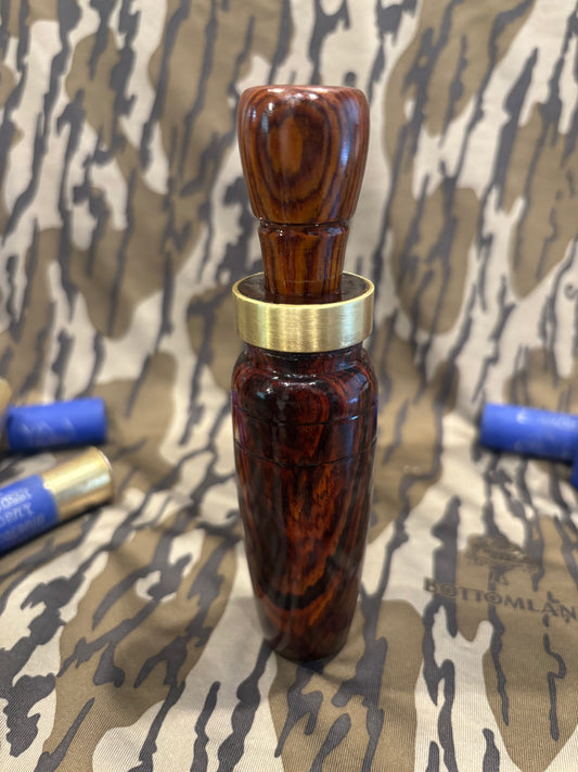 Handmade Cocobolo Single Reed Duck Call #001