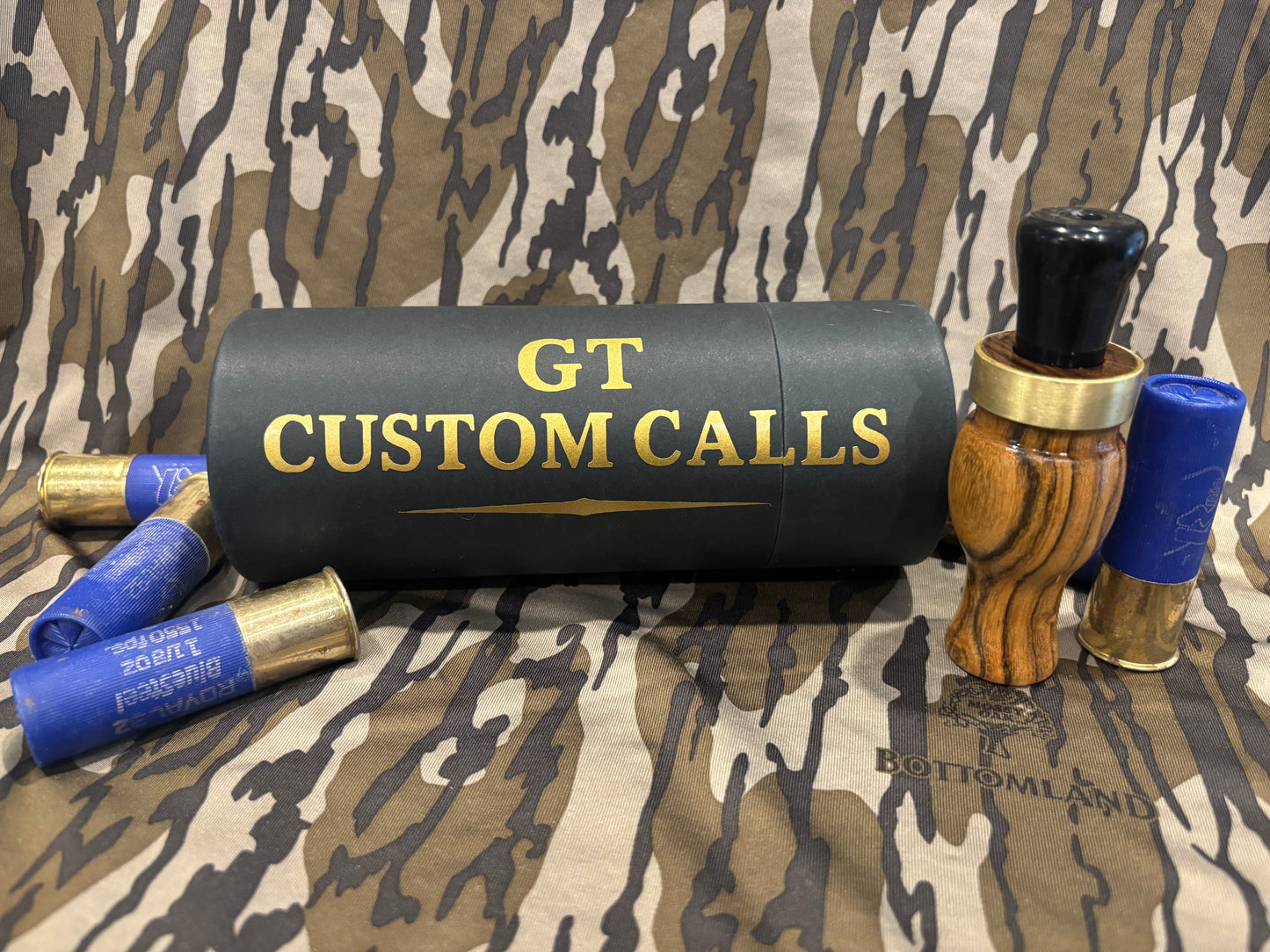 Handmade Bocote and Black Acrylic Single Reed Duck Call #003