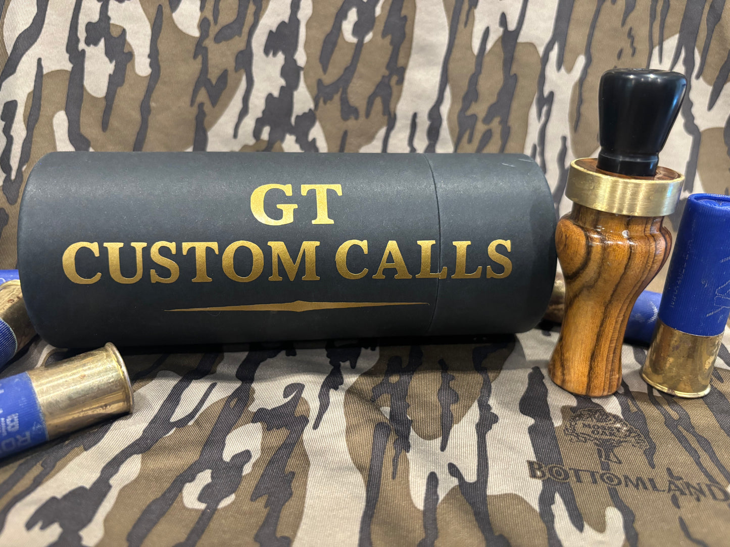 Handmade Bocote and Black Acrylic Single Reed Duck Call #002